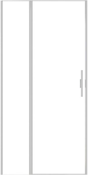 Душевая дверь Allen Brau Priority 100 3.31005.BA серебро браш
