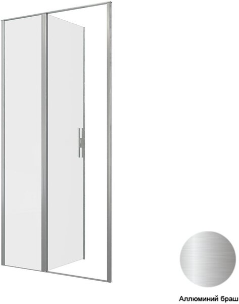 Душевая дверь Allen Brau Priority 100 3.31029.BA серебро браш