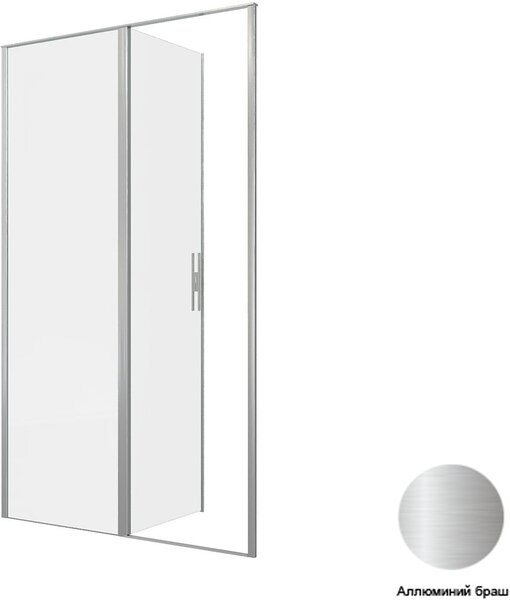 Душевая дверь Allen Brau Priority 120 3.31032.BA серебро браш
