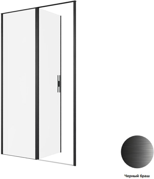 Душевая дверь Allen Brau Priority 120 3.31033.BBA черный браш