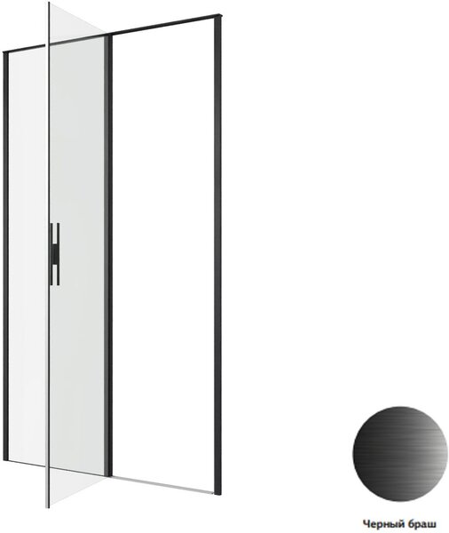 Душевая дверь Allen Brau Priority 120 3.31033.BBA черный браш