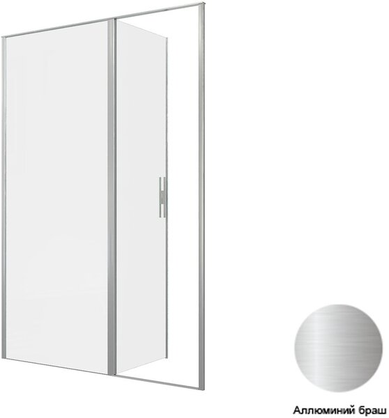 Душевая дверь Allen Brau Priority 140 3.31035.BA серебро браш