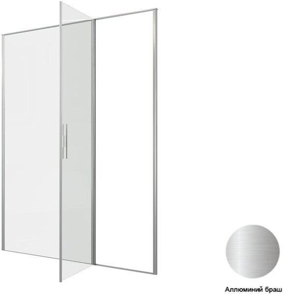 Душевая дверь Allen Brau Priority 160 3.31038.BA серебро браш