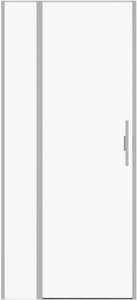 Душевая дверь Allen Brau Priority 90 3.31026.BA серебро браш
