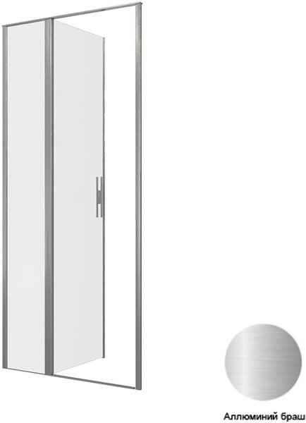 Душевая дверь Allen Brau Priority 90 3.31026.BA серебро браш