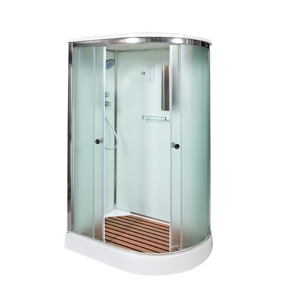 Душевая кабина Deto D102S L с электрикой 120х80х220см