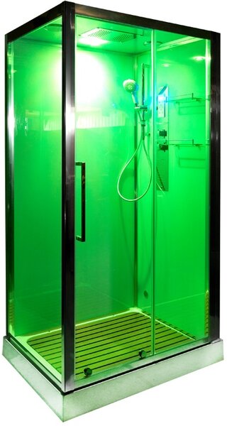 Душевая кабина Deto Z120 KERAVA с электрикой 120х80х220см