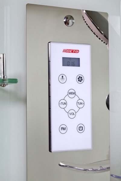 Душевая кабина Deto Z120 KERAVA с электрикой 120х80х220см