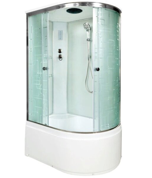 Душевая кабина Deto EM4512L с электрикой 120х80х220см