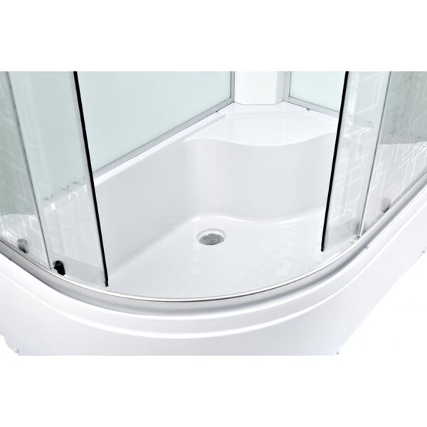 Душевая кабина Deto EM4512R с электрикой 120х80х220см