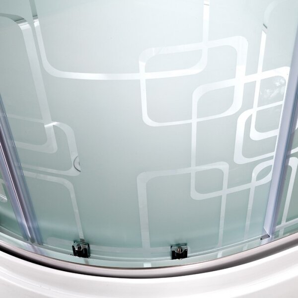 Душевая кабина Deto EM4590 с электрикой  90х90х220см