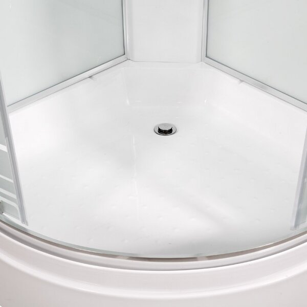 Душевая кабина Deto EM2790 LED с гидромассажем  90х90х220см