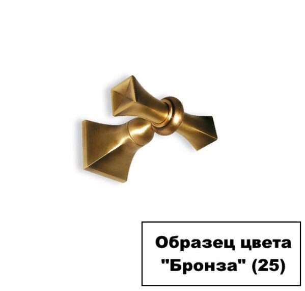 Stil Haus Prisma, полотенцедержатель, длина 39 см, цвет бронза PR06(25)
