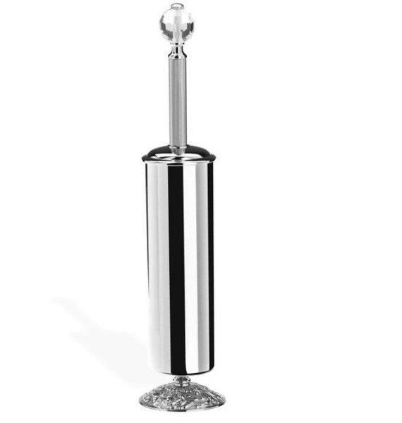 Stil Haus Noto Light, напольный металлический ерш со стеклом Murano, цвет хром NT039V(08)