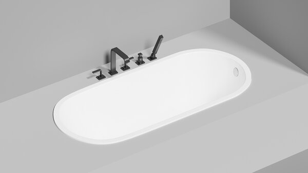 Ванна Salini ORNELLA OVAL 170х80 материал S-Sense 102314M покрытие Матовое