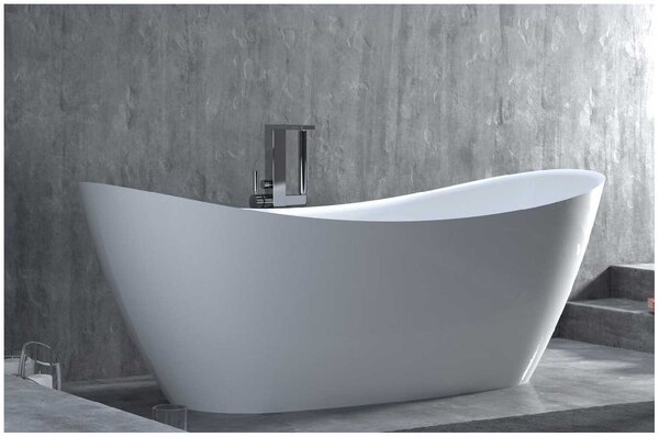 Ванна отдельностоящая Salini NOEMI 185x81 материал S-Sense 101811G покрытие Глянцевое