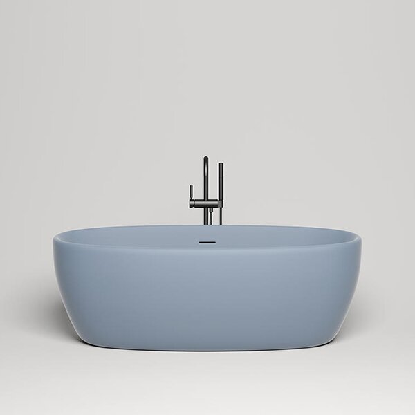 Ванна отдельностоящая Salini LUCE 170x85 покраска по RAL полностью материал S-Stone 100121MRF покрытие Матовое