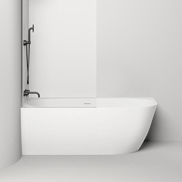 Ванна пристенная угловая Salini SOFIA CORNER L 170x85 материал S-stone 102525M покрытие Матовое
