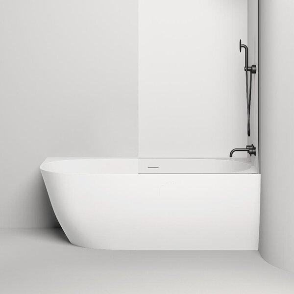 Ванна пристенная угловая Salini SOFIA CORNER R 170x85 материал S-Sense  102514G покрытие Глянцевое