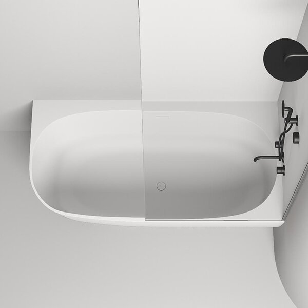 Ванна пристенная угловая Salini SOFIA CORNER R 170x85 материал S-Sense  102514G покрытие Глянцевое