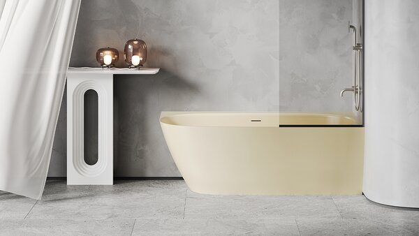 Ванна пристенная угловая Salini SOFIA CORNER R 170x85покраска по RAL полностью материал S-Sense  102514GRF покрытие Глянцевое