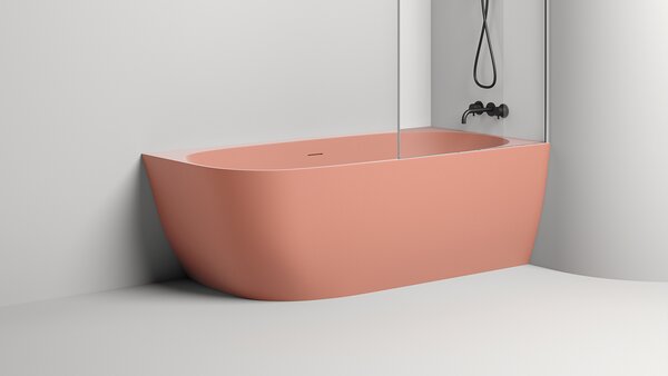 Ванна пристенная угловая Salini SOFIA CORNER R 170x85покраска по RAL полностью материал S-Sense  102514GRF покрытие Глянцевое