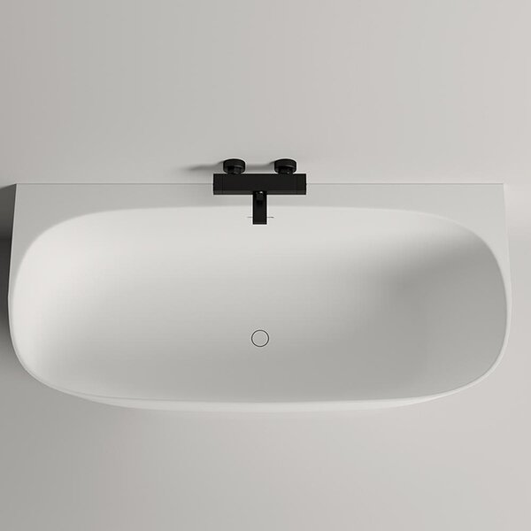 Ванна пристенная  Salini SOFIA WALL 180x85 материал S-stone 102523M покрытие Матовое