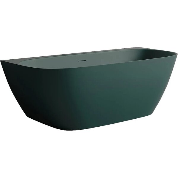 Ванна пристенная  Salini SOFIA WALL 180x85 покраска по RAL полностью материал S-Stone 102523MRF покрытие Матовое