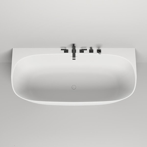 Ванна пристенная  Salini SOFIA WALL 160x80 материал S-Sense  102517G покрытие Глянцевое