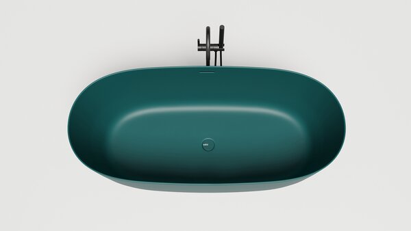 Ванна отдельностоящая Salini SOFIA 165x75 покраска по RAL полностью материал S-Sense  102511GRF покрытие Глянцевое