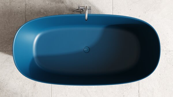 Ванна отдельностоящая Salini SOFIA 165x75 покраска по RAL полностью материал S-Sense  102511GRF покрытие Глянцевое