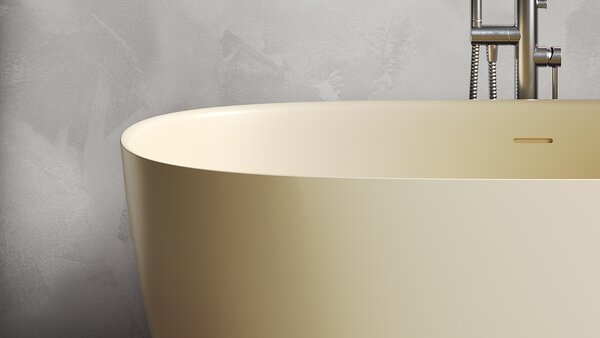 Ванна отдельностоящая Salini SOFIA 150x75 покраска по RAL полностью материал S-Sense  102518GRF покрытие Глянцевое