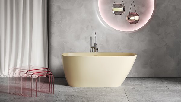 Ванна отдельностоящая Salini SOFIA 150x75 покраска по RAL полностью материал S-Sense  102518GRF покрытие Глянцевое