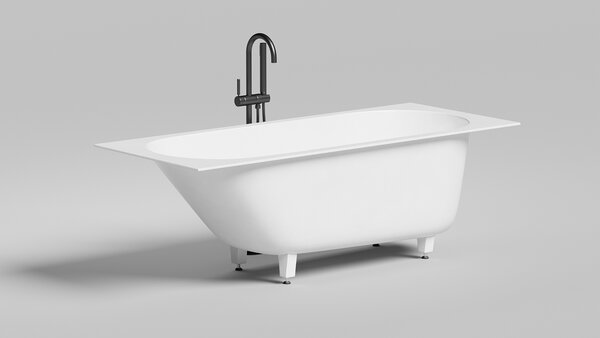 Ванна Salini ORNELLA 170х70 KIT покраска по RAL полностью материал S-Sense 102413MRF покрытие Матовое