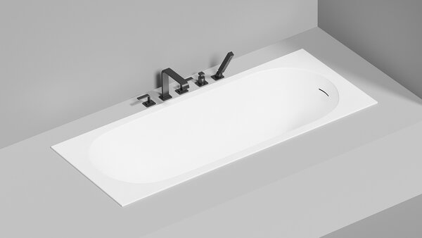 Ванна Salini ORNELLA 170х70 KIT покраска по RAL полностью материал S-Sense 102413MRF покрытие Матовое