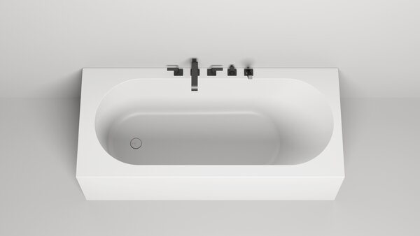 Ванна пристенная Salini FABIA 170x75покраска по RAL полностью материал S-Sense  102611GRF покрытие Глянцевое
