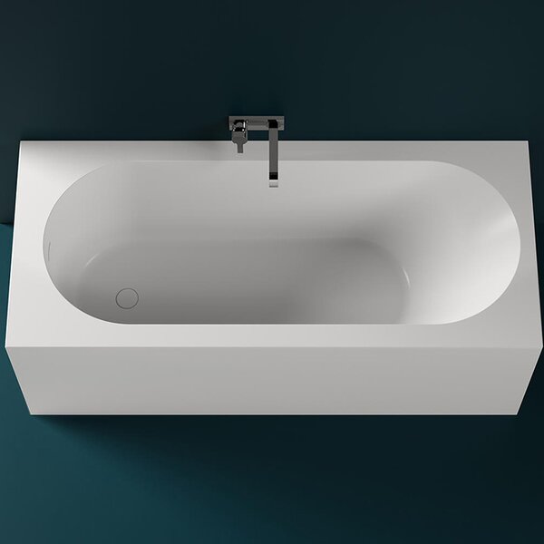 Ванна пристенная Salini FABIA 170x75покраска по RAL полностью материал S-Sense  102611GRF покрытие Глянцевое