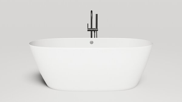 Ванна отдельностоящая Salini SOFIA LIGHT 165х75 с переливом материал S-Sense  103711G покрытие Глянцевое