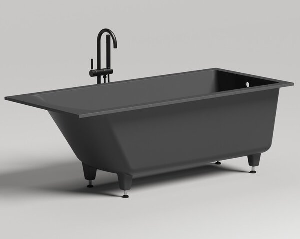 Ванна Salini CASCATA 180x80 покраска по RAL полностью материал S-Sense 104213GRF покрытие Глянцевое