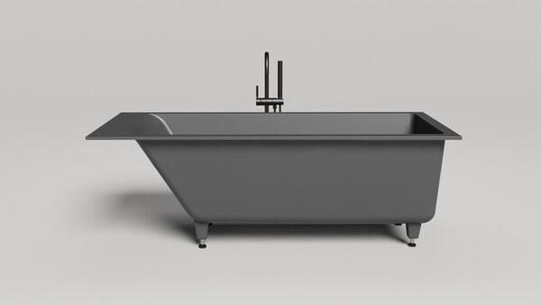 Ванна Salini CASCATA 180x80 покраска по RAL полностью материал S-Sense 104213GRF покрытие Глянцевое