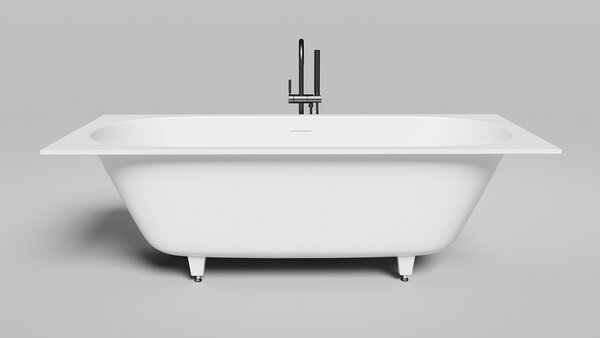 Ванна Salini ORNELLA AXIS KIT 190х90 покраска по RAL полностью материал S-Sense 103512MRF покрытие Матовое