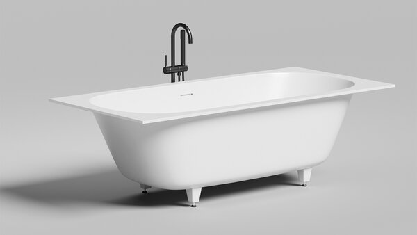 Ванна Salini ORNELLA AXIS KIT 170x70 покраска по RAL полностью материал S-Sense 104713MRF покрытие Матовое