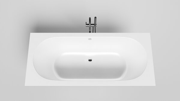 Ванна Salini ORNELLA AXIS 170x70 покраска по RAL полностью материал S-Sense 104613MRF покрытие Матовое
