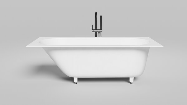 Ванна Salini ORNELLA KIT 170х75 покраска по RAL полностью материал S-Sense 102411GRF покрытие Глянцевое