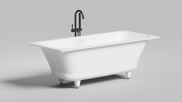 Ванна Salini ORLANDA AXIS KIT 190x80 покраска по RAL полностью материал S-Sense 103311MRF покрытие Матовое
