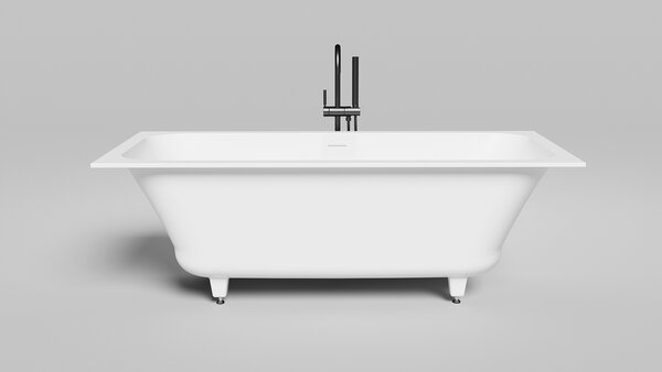 Ванна Salini ORLANDA AXIS KIT 190x80 покраска по RAL полностью материал S-Sense 103311MRF покрытие Матовое