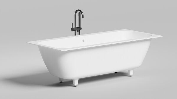 Ванна Salini ORLANDA AXIS 170x75 покраска по RAL полностью материал S-Sense 103213GRF покрытие Глянцевое