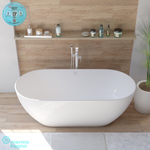 Ванна Marmo Bagno Палермо 168х80 из искусственного камня