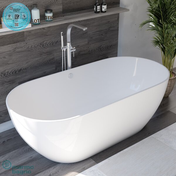 Ванна Marmo Bagno Палермо 168х80 из искусственного камня