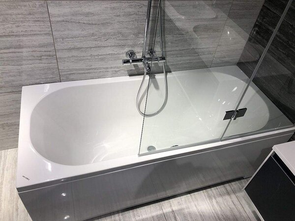 Ванна Kolpa San PANDORA 170x75 акриловая на каркасе со сливом переливом